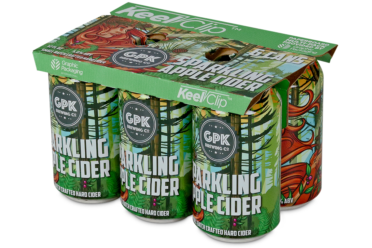 KeelClip™ Clip-Style Multipack Carton for Cans