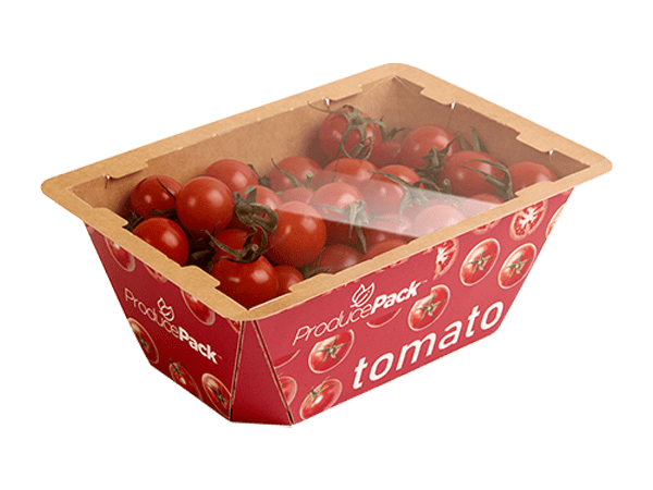 ProducePack™ Punnet Fiber-Based Top-Sealed Produce Packaging