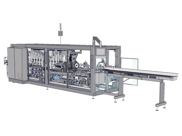 AutoFlex™ Basket Carrier Multipack Machine for Glass and PET Bottles