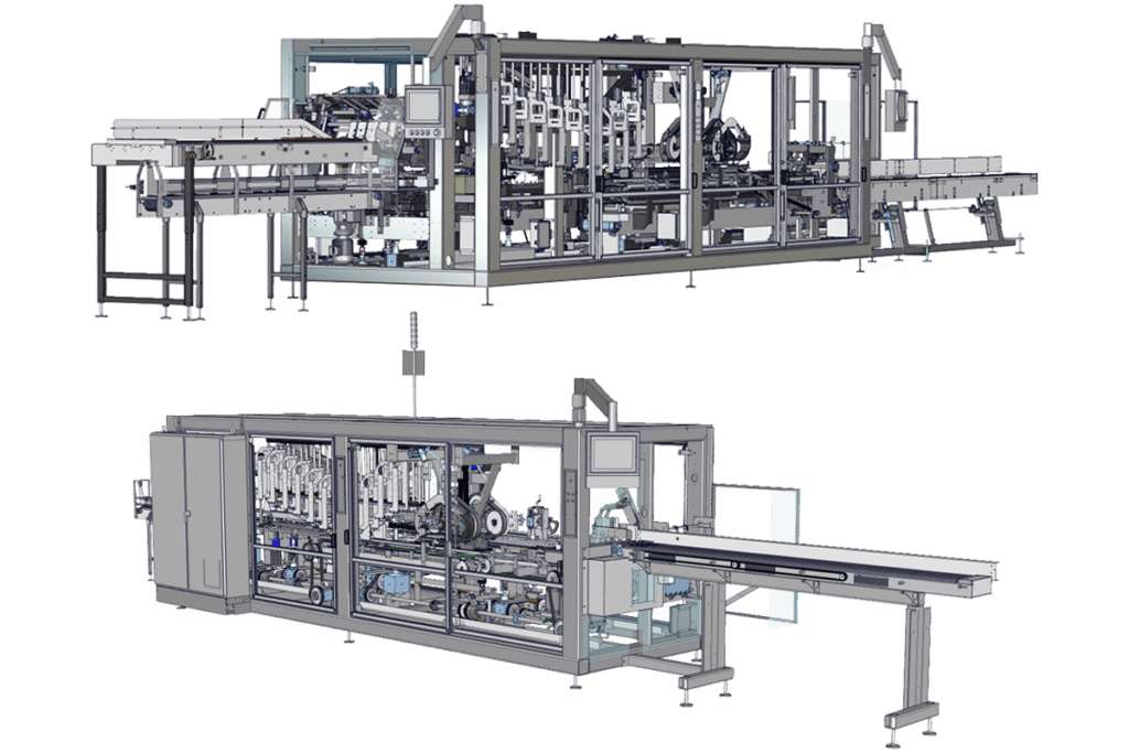 Our basket carrier multipack portfolio includes AutoFlex™ and AutoMaxx™, ideal for packing glass and plastic bottles in various configurations.