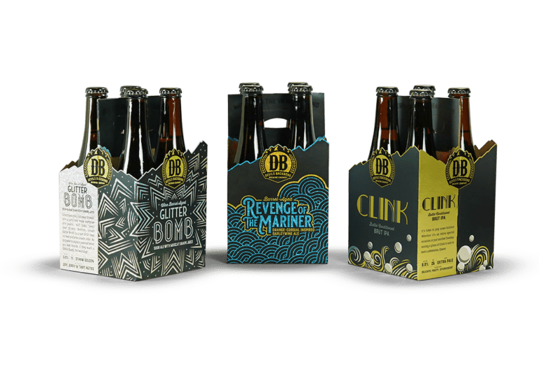 Devils Backbone Brewing Company Develops Foil-Stamped Basket Carrier to Capture Attention and Elevate Brand