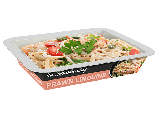 PaperSeal™ Cook Tray for Oven and Microwave-Ready Meals - Linguine