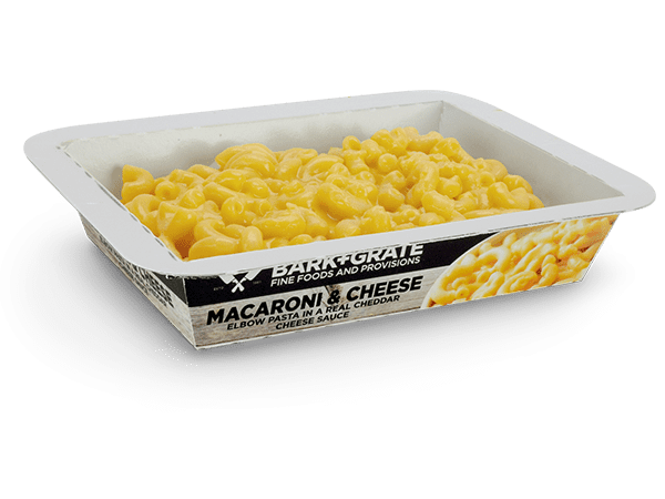 PaperSeal™ Cook Tray for Oven and Microwave-Ready Meals - Macaroni and cheese