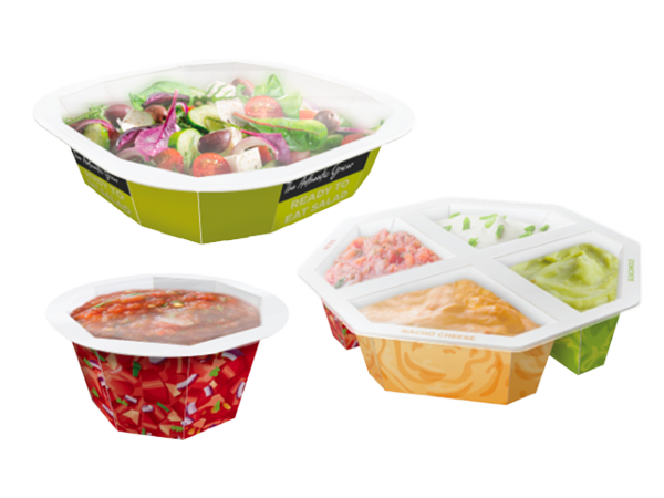 PaperSeal™ Shape Tray for Ready-to-Eat Food