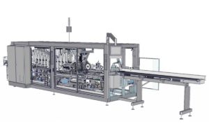 AutoFlex™ Basket Carrier Multipack Machine for Glass and PET Bottles