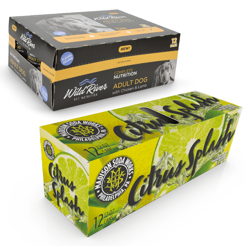 Fully Enclosed Multipack Folding Cartons for Food and Beverage