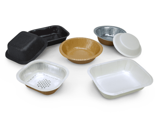 Pressed trays and bowls provide an alternative to CPET and PE plastic trays and are ideal for frozen and fresh food applications such as ready-to-cook meals.