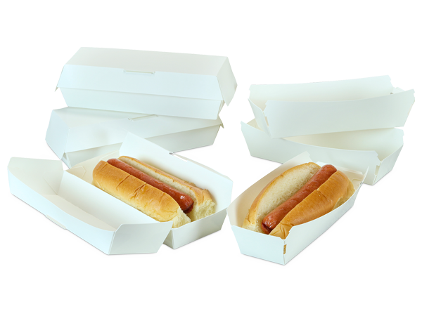 Paperboard Clamshells and Trays for Hot Dogs