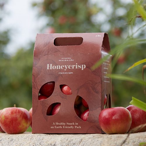 ProducePack fiber-based packaging for apples