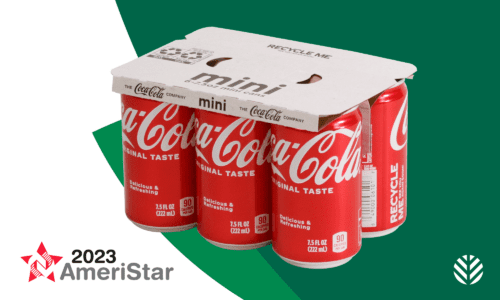 Institute of Packaging Professionals's AmeriStar Award has been announced for our partnership with Liberty Coca-Cola Beverages.