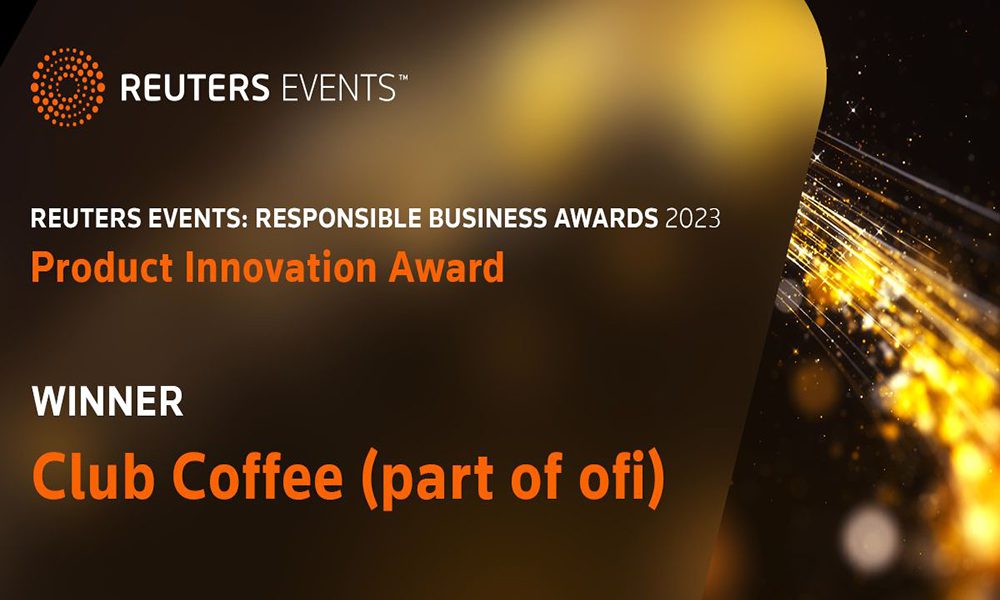 Club Coffee Secures Win at the Reuters Reponsible Business Awards 2023 with Boardio™