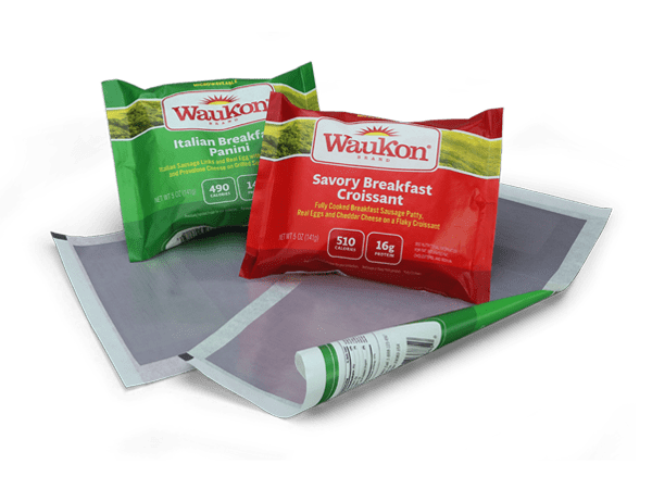 Ideal for grab-and-go food items, MicroFlex-Q™ is flexible food packaging with susceptor technology that provides browning and crisping.