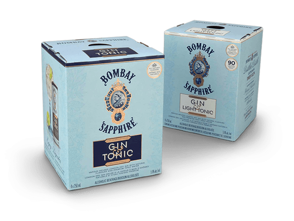 Bacardi Canada’s Four-Can Carton with High-End Print Enhancements