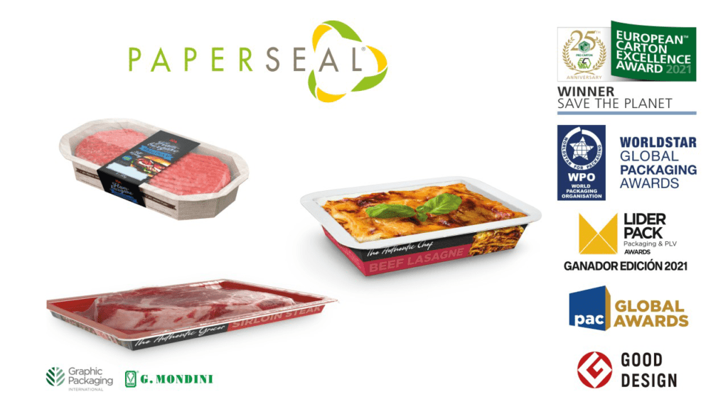 PaperSeal™, our barrier-lined alternative to modified atmosphere packaging (MAP), vacuum skin packaging (VSP) and top-seal plastic trays.