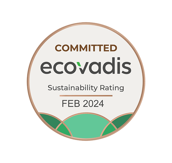 ecovadis Sustainability Rating Feb. 2024 badge