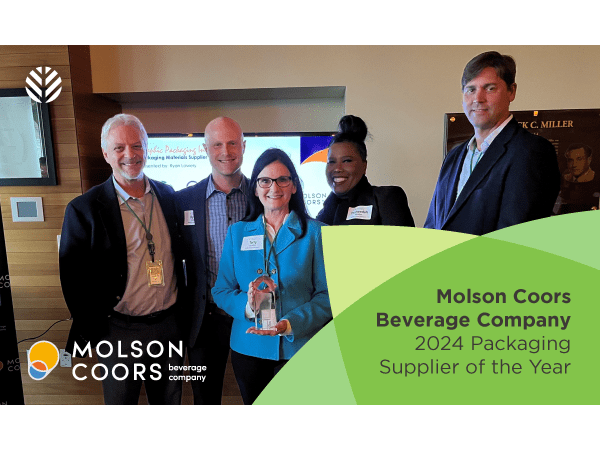 Graphic Packaging team receives Supplier of the Year award from Molson Coors