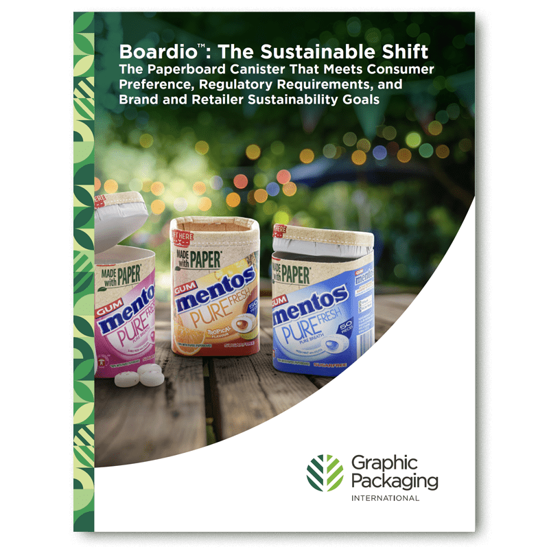 Making a Sustainable Shift to the Boardio ™ Paperboard Canister