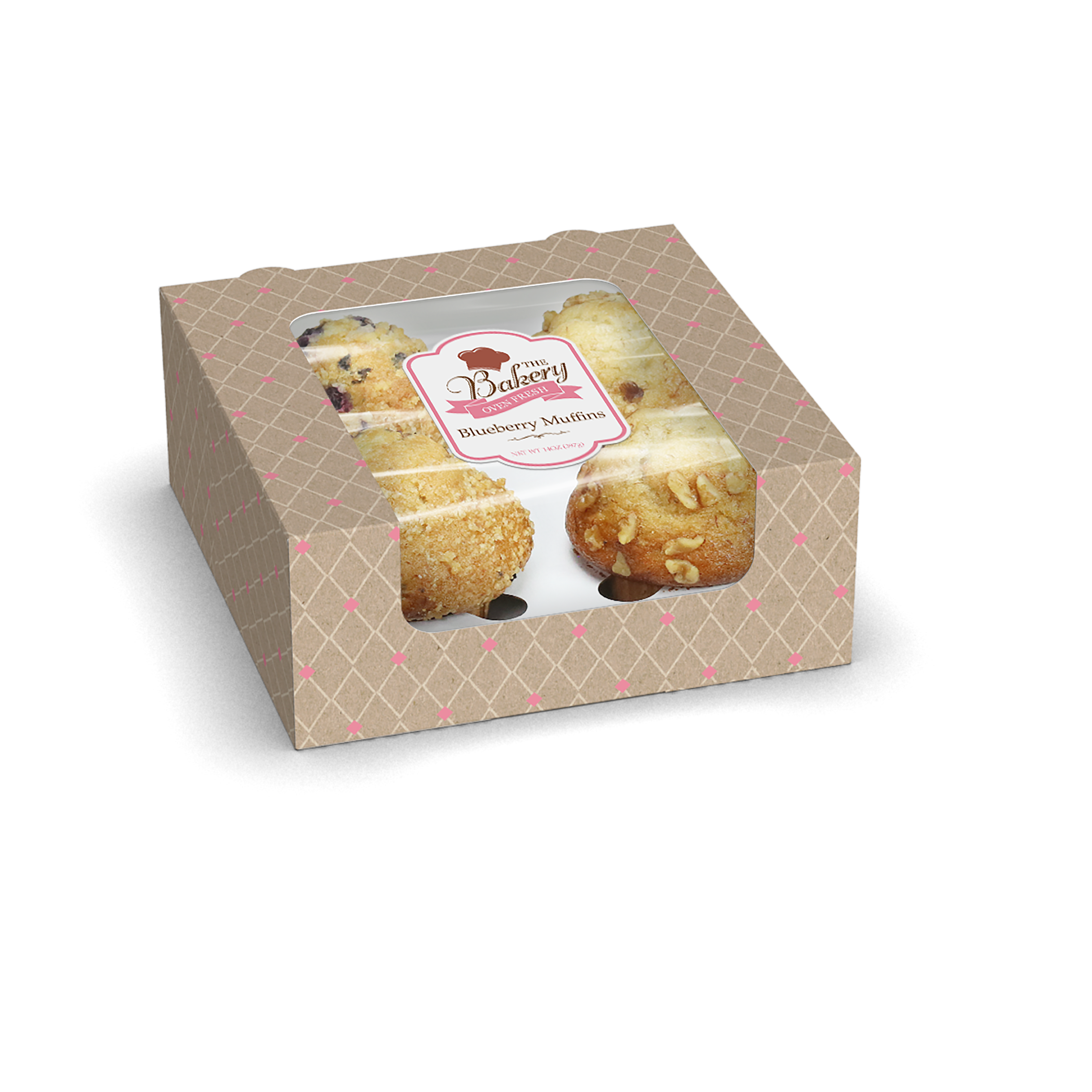 Bakery muffin box