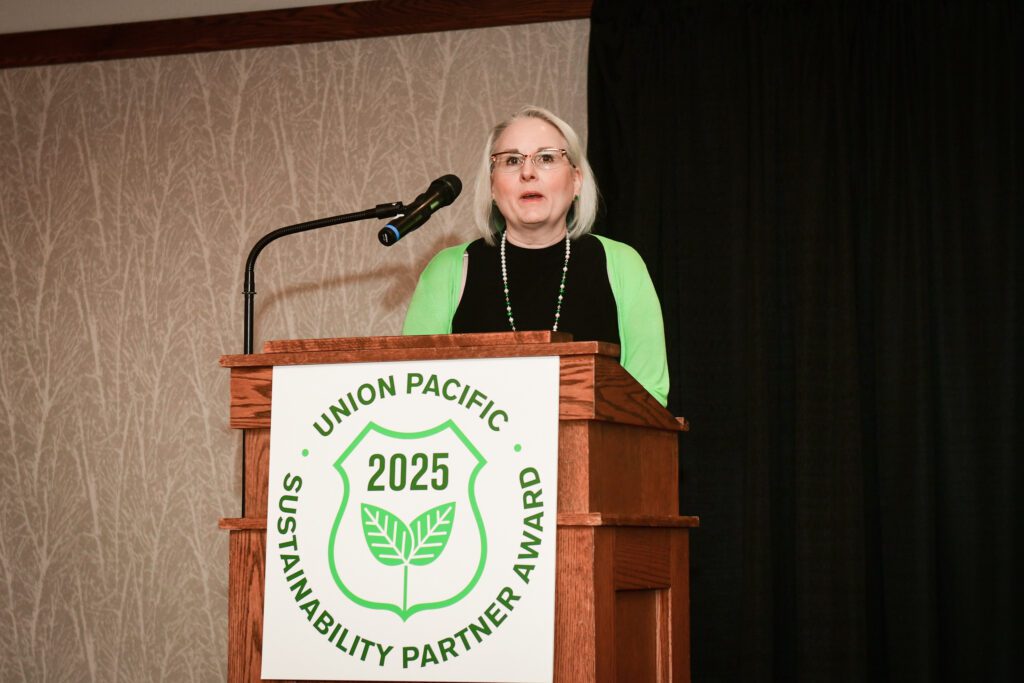 Chief Sustainability Officer speaking at an event