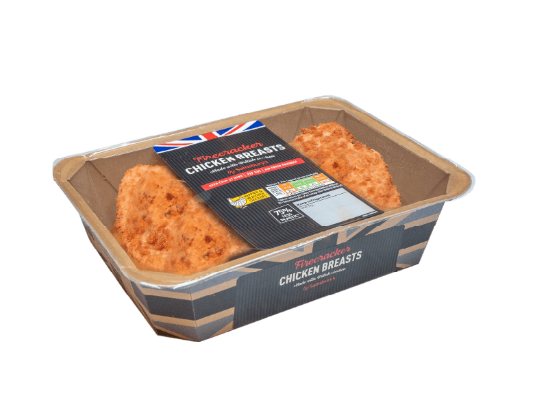 PaperSeal Shape tray for Sainsbury's
