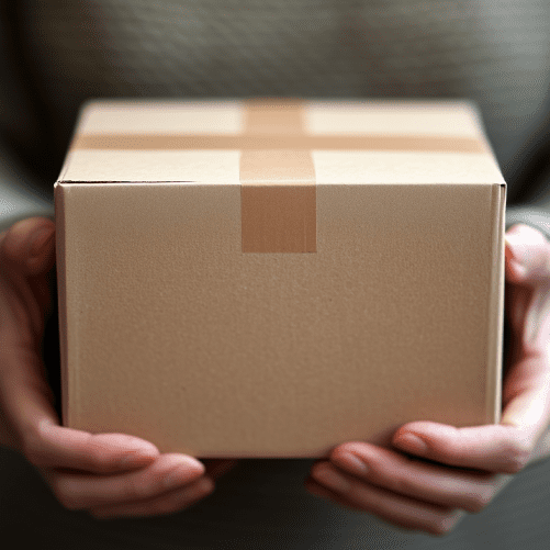 Box delivered to the door