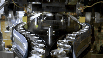 Video showing can orientation