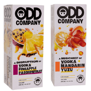 Odd Company – Pineapple Burst 10x330ml and Odd Company – Mandarin Yuzu Crush 10x330ml