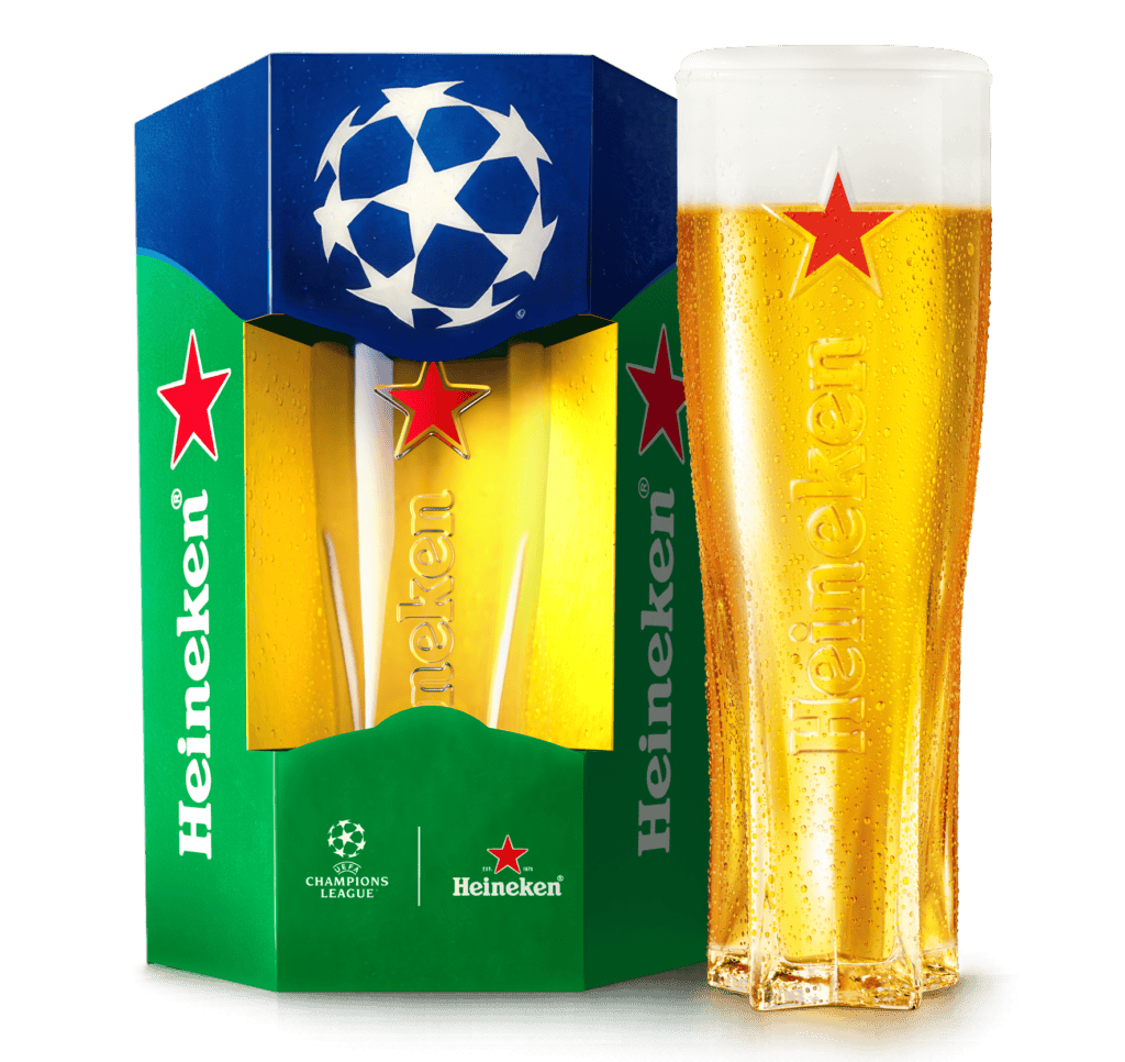 Heineken fan pack from front